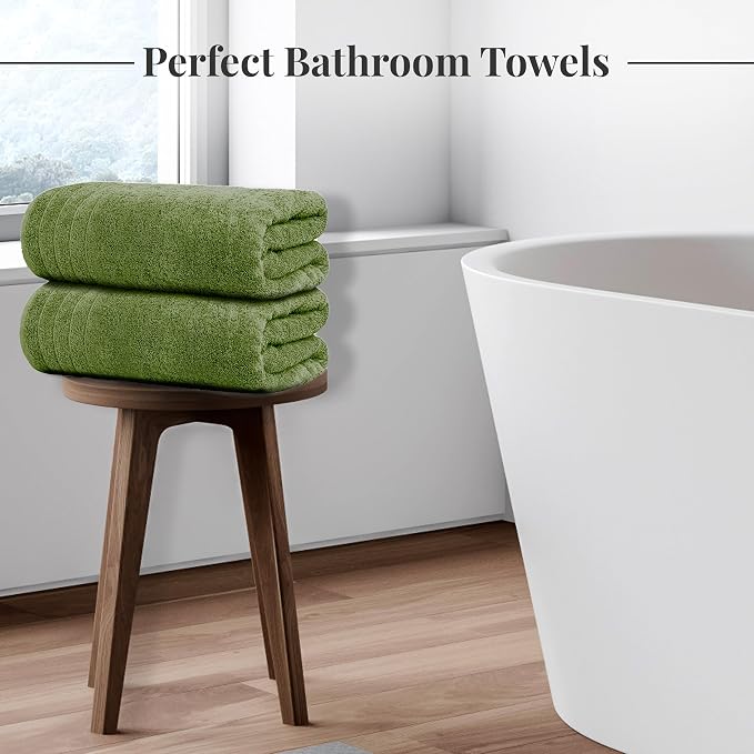 8 Piece Towel Set, 2 XL Bath, 2 Hand, 4 Washcloth, Lighter Weight, Quicker to - Image 2