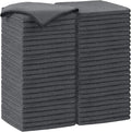 AIDEA Grey Microfiber Cleaning Cloth-50PK, Cleaning Rags 12"x 12" Absorbent | by AIDEAHOME
