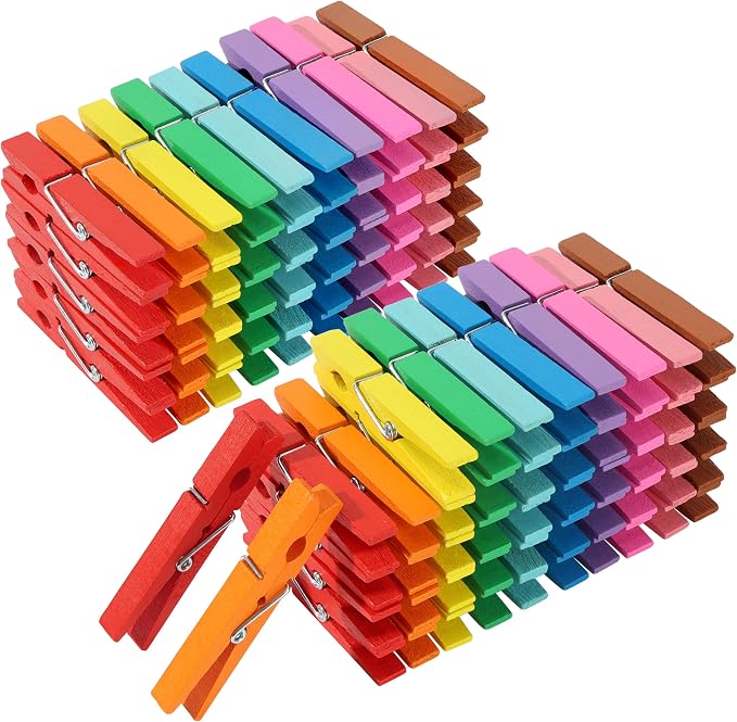 Mr. Pen- Large Wooden Clothes Pins, 2.9 Inch, 100 Pack | Bulk Natural Wood Clips by MrPen
