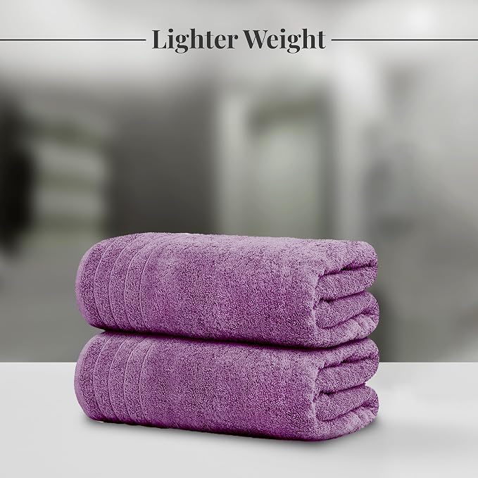8 Piece Towel Set, 2 XL Bath, 2 Hand, 4 Washcloth, Lighter Weight, Quicker to - Image 2