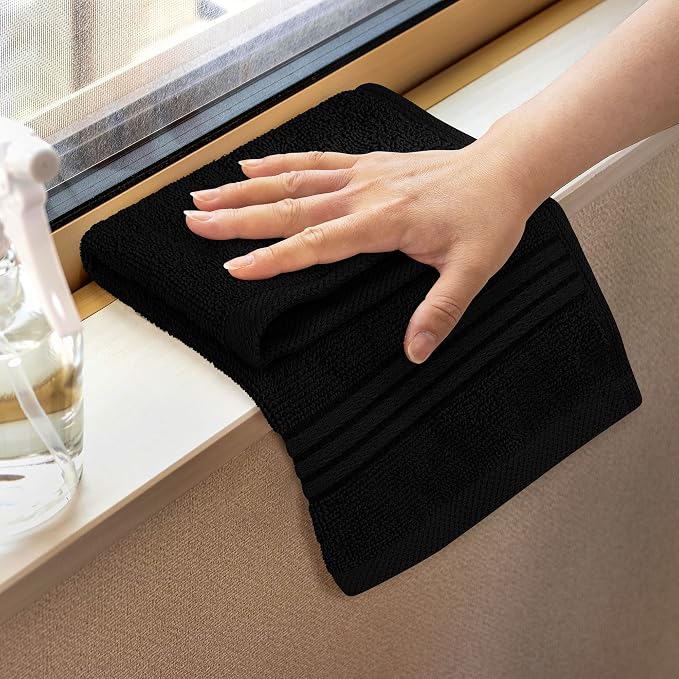 Utopia Towels 12 Pack Premium Wash Cloths, 12x12 in, 100% Cotton, Gym & Face - Image 3