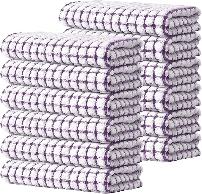 Kitinjoy Cotton 12 Pack Terry Kitchen Towels by Kitinjoy