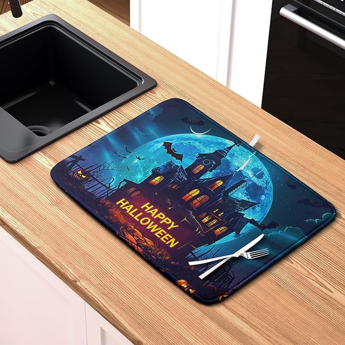 Happy Halloween Dish Drying Mat - Image 6