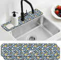 2Pcs Vintage Leaves Kitchen Sink Splash Guard Faucet Mat Scrolling Vines by CONCHLERY%E6%97%97%E8%88%B0%E5%BA%97