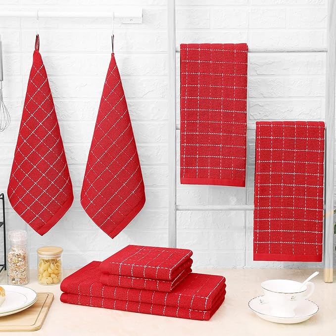 Homaxy Kitchen Towels and Dishcloths Set - Image 7