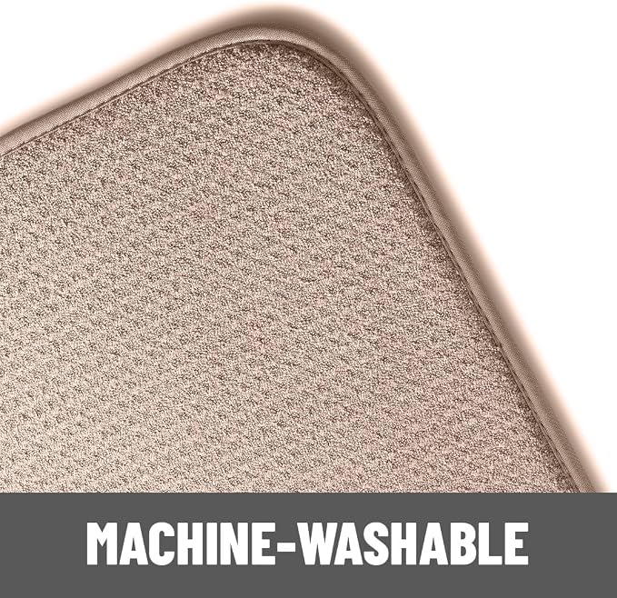 Bellemain Dish Drying Mat, Drying Matt Kitchen Counter, 17 x24 Inch -Mocha - Image 6