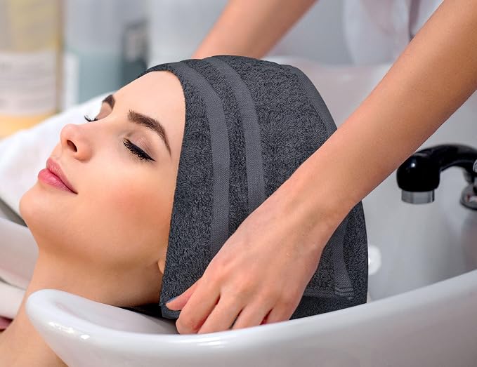 Utopia Towels Bleach Proof Salon Towels, 16x27 in, Dark Grey | Bleach Safe 100% - Image 2