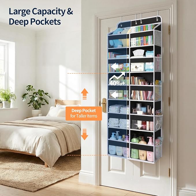 Yecaye 5 Tier Over The Door Organizer, Door Organizer - Image 5