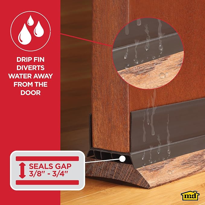 M-D Building Cinch® Slide-On U-Shaped Vinyl UDS, 36in 2pk | Rigid and Flexible - Image 3