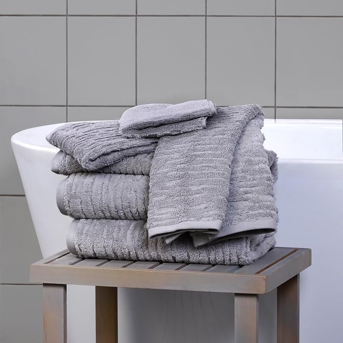 SKL Home CloudSoft Hand Towel Set, 100% Cotton Luxury, bar or any sink space. - Image 5
