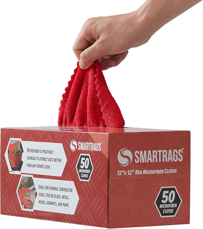 Arkwright Smart Rags Microfiber Cleaning Cloths Bulk, Case of 400, Lint Free - Image 3
