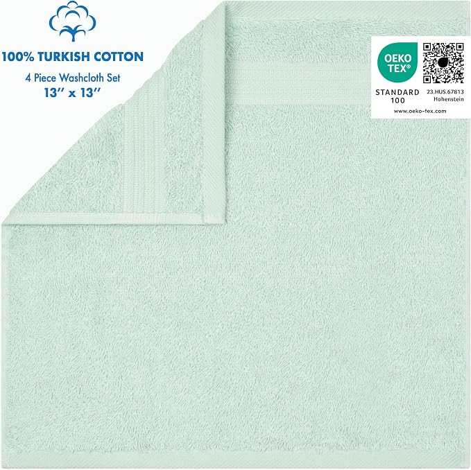 Cotton Paradise 100% Cotton Turkish Towel Set, Soft Absorbent Quick Dry - Image 2