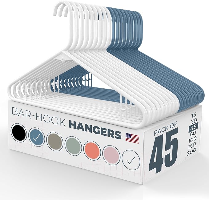 Plastic Hangers 45 Pack by NeatiesHangers
