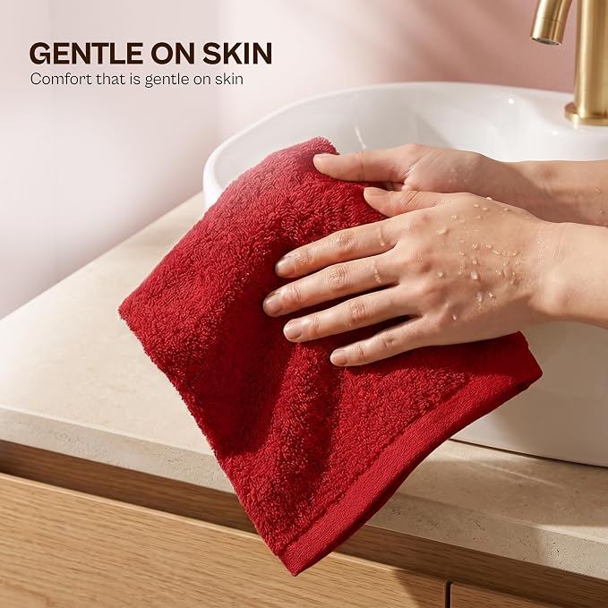 Utopia Towels 12 Pack Washcloths, 12x12 in, 100% Cotton, Variety | Premium 100% - Image 4