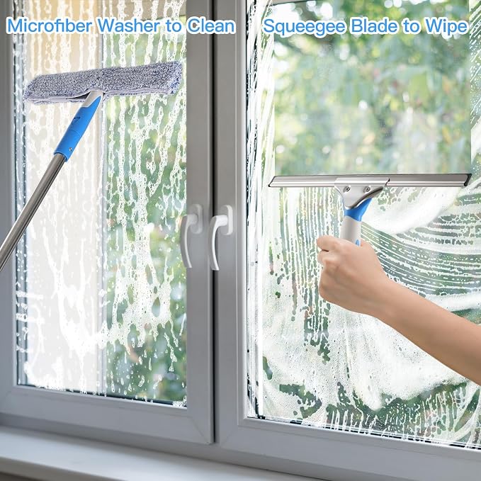 10 Feet Long Squeegee Window Cleaner Tool - Image 2
