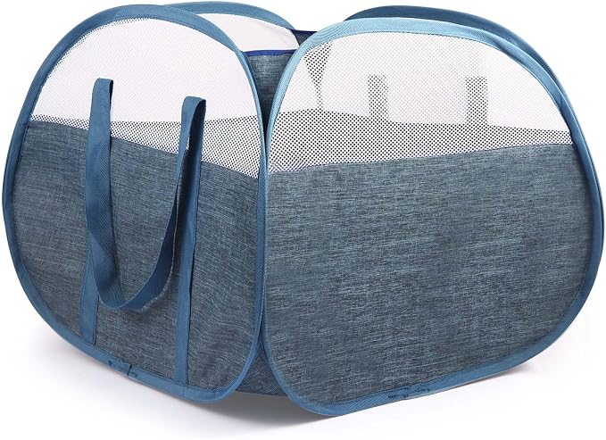 Collapsible Laundry Baskets, Tear Proof Pop Up Laundry Hamper by BATTOO
