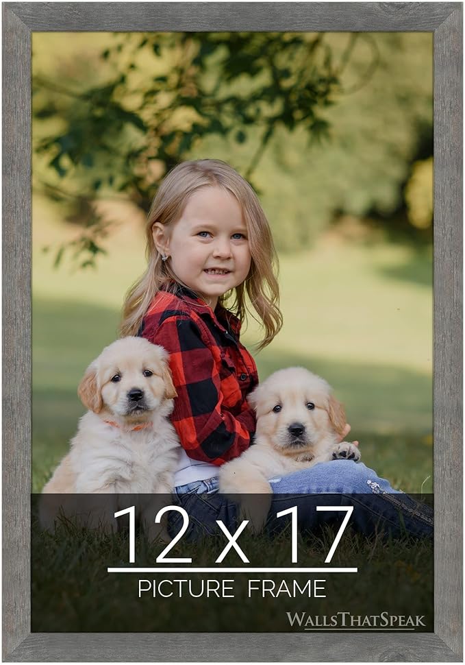 wallsthatspeak 12x17 American Barn Picture Frame for Puzzles Posters Photos or Artwork