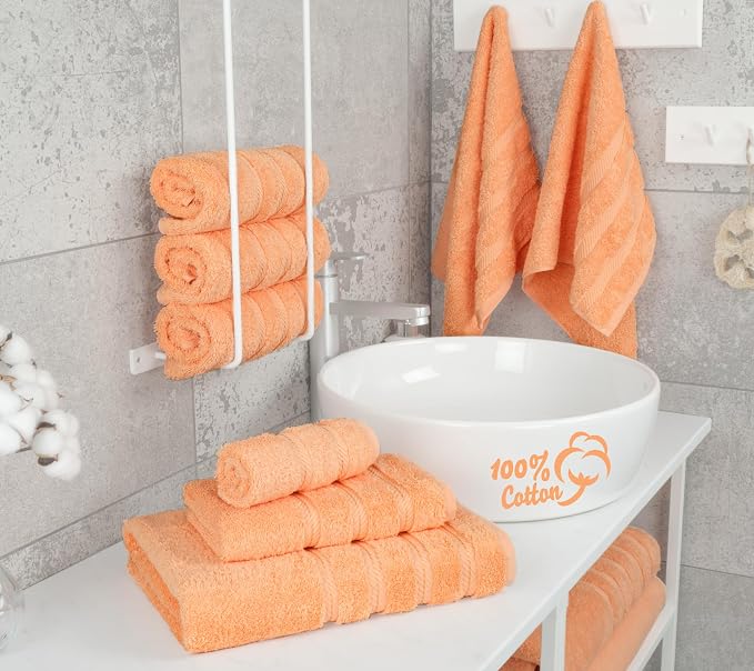 American Soft Linen 100% Cotton Luxury Turkish Towels, 6 Piece Towel Set | Soft - Image 2