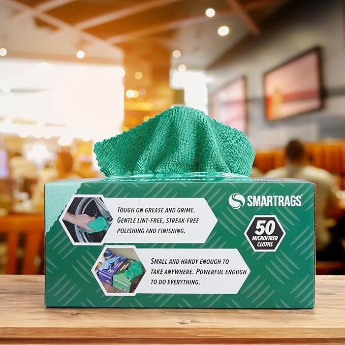 Arkwright Smart Rags Microfiber Cleaning Cloths, Lint Free 180 GSM Reusable - Image 5