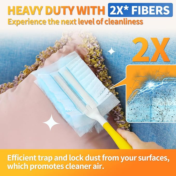 100 Count Electrostatic Duster Refills Compatible - Image 4