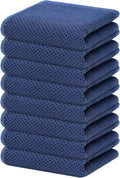 Homaxy 100% Cotton Waffle Weave Kitchen Dish Towels 8-Pack, Ultra Soft by Homaxy