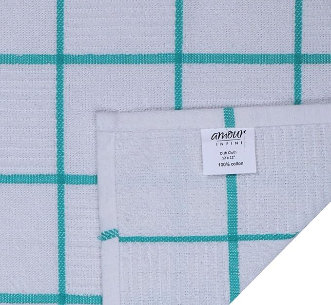 AMOUR INFINI Dish Cloths for Washing Dishes Set of 8 - Image 5
