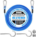 Clothes Line Outdoors 40ft Fixed by VIVBOO