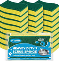 HOMEXCEL 24PK Sponges Kitchen, Heavy Duty Dish Scrubber Sponge by HOMEXCEL