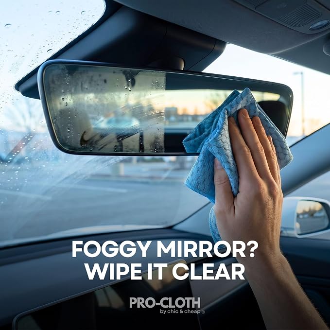 PRO-CLOTH Window & Glass Cleaning Cloths – Premium Honeycomb Microfiber Cloths - Image 2