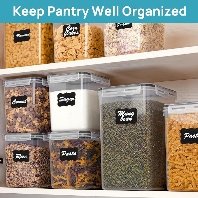 Vtopmart 10 PCS Flour and Sugar Storage Container Sets - Image 7