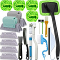 CRAFNEW Window Track Cleaner Kit, window sills, shower doors, bathroom mirrors by CRAFNEW