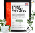 Sport Shower Steamers - Made in USA with Natural Eucalyptus Essential Oil, Aromatherapy, Stress and Sinus Relief, Muscle Recovery for Athletes, Best Birthday and Valentines Day Gifts for Runners
