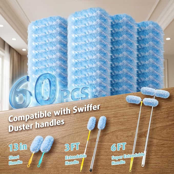 Duster Refill for Swiffer Duster, Not Include Handle Dusters | Electrostatic - Image 2