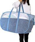 Pop Up Laundry Hamper，with Durable Handles collapsible laundry basket，Easy to by XIAYAN