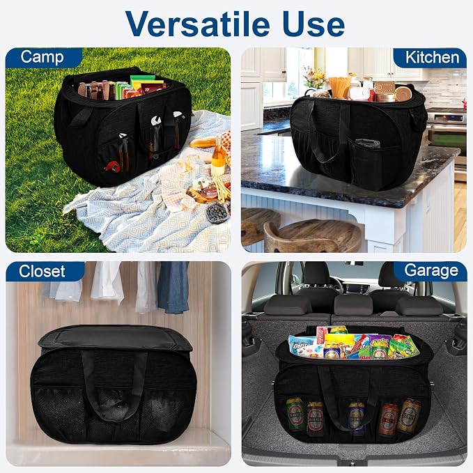 Collapsible Laundry Baskets, Tear Proof Pop Up Laundry Hamper - Image 7