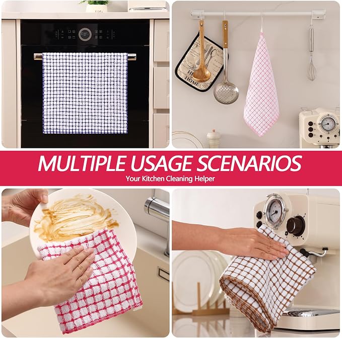 Homaxy Kitchen Towels and Dishcloths Set - Image 6