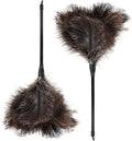 Natural Ostrich Feather Duster 14.9 inch Fluffy Mini Dusters | Handheld by Daieeparty