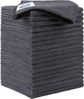 HOMEXCEL Grey Microfiber Cleaning Cloth 20 Pack 11.5 x 11.5 inch Microfiber by HOMEXCEL