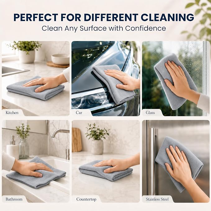 Veco Microfiber Cleaning Cloth Roll - Image 8