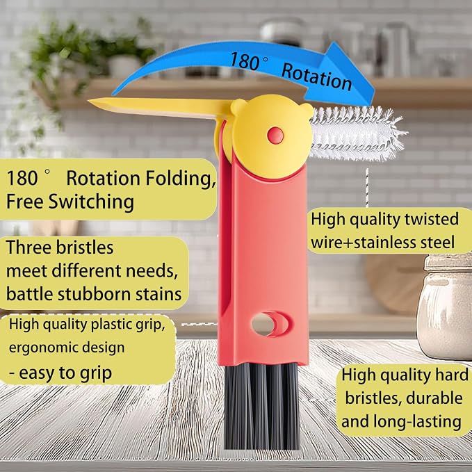 3-in-1 Cup Lid Cleaning Brush - Image 3