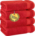 Cotton Paradise 100% Cotton Turkish Towel Set, Soft Absorbent Quick Dry by UNITEDHOMETEXTILE
