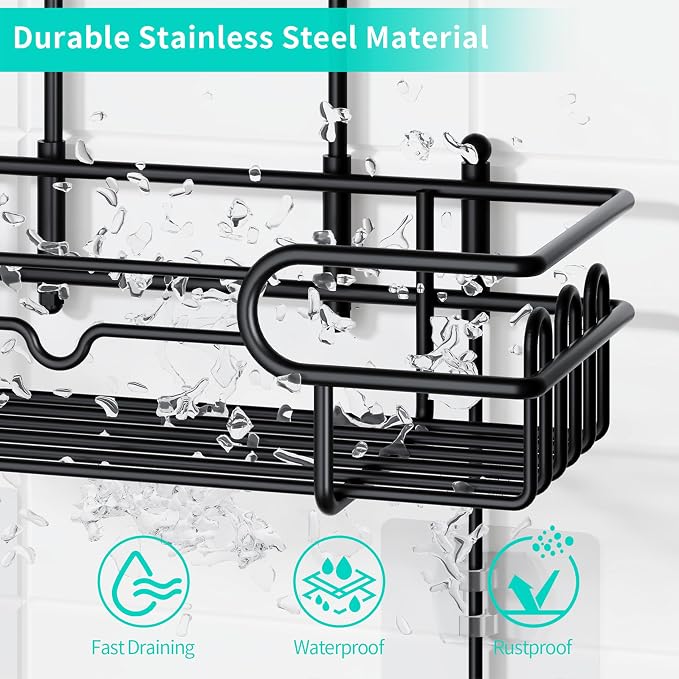 HapiRm Hanging Shower Caddy Organizer - Image 4