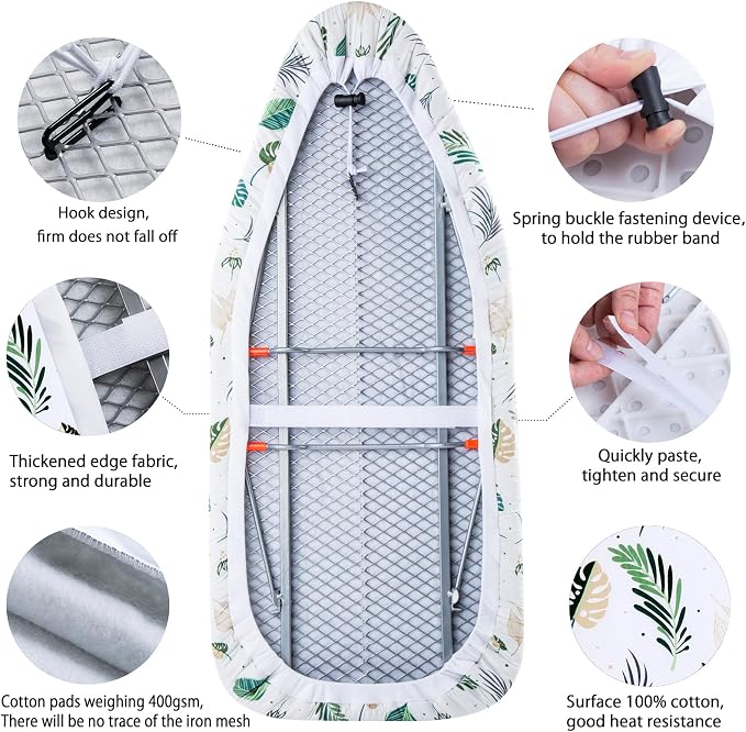 Small Ironing Board Cover Scorch Resistant, Table top Ironing Cover - Image 3