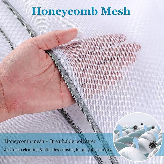 6 Pack XX-Large Mesh Laundry Bags - Image 3
