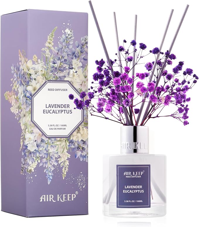 Reed Diffuser Set, 3.38 fl oz by Airkeep