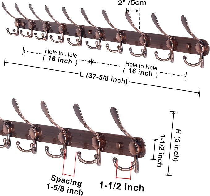 Coat Rack Wall Mount - Image 2
