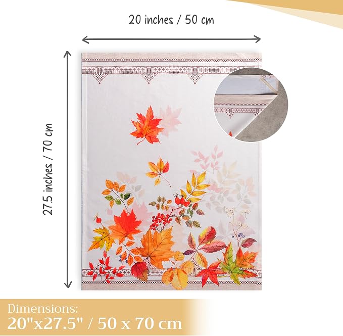 Maison d' Hermine Kitchen Towels Set of 3 Reusable 100% Cotton 27.50" x 20" - Image 4