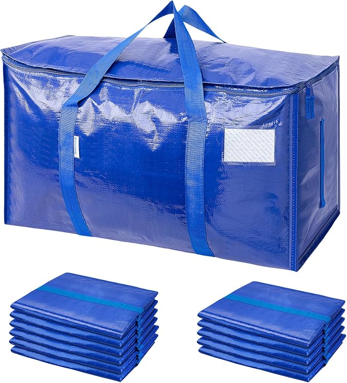 TICONN 12 Pack Extra Large Moving Bags Heavy Duty by TICONN