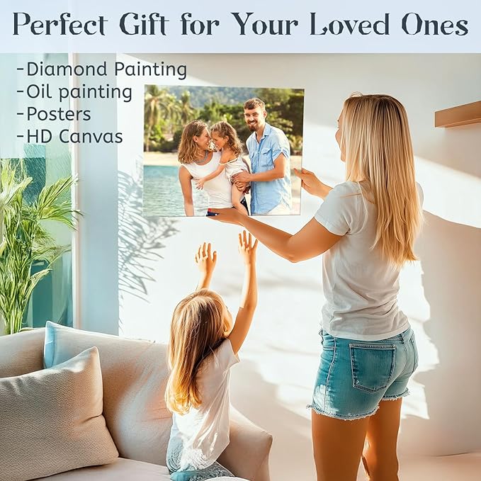 Canvas Stretcher Bars Frame Kit 20x44 Inch, Available in 25+ size Wood Stretcher Bars for Home and Office, Gallery Wrap Wall Arts Supply for Oil Painting, Poster, Picture & Paint by Numbers