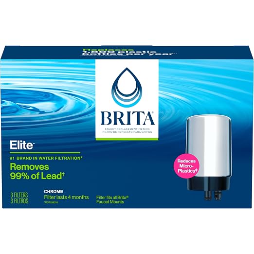 Brita Replacement Water Filter for Faucet Mount, Removes 99% of Lead, Sink - Image 9